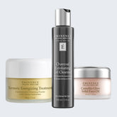 Charcoal Gel Cleanser + Camellia Glow Solid Oil + Turmeric Treatment Bundle